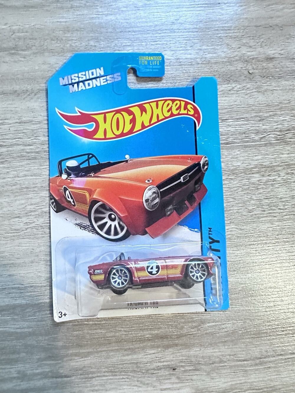 Hot Wheels Mission Madness HW City Triumph TR6 Kroger Exclusive Orange New H89